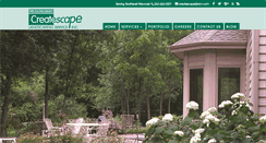 Desktop Screenshot of createscapelandscaping.com